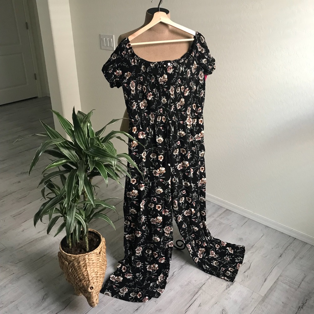 Floral Print Jumpsuit